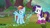 Size: 1920x1080 | Tagged: safe, screencap, rainbow dash, rarity, pegasus, pony, unicorn, g4, my little pony: friendship is magic, the end in friend, azurantium, boots, cattails, duo, female, glitter boots, mare, neckerchief, reeds, shoes, sparkles