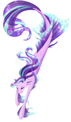 Size: 1451x2480 | Tagged: safe, artist:oneiria-fylakas, starlight glimmer, pony, seapony (g4), g4, curved horn, female, horn, mare, seaponified, seapony starlight glimmer, simple background, solo, species swap, transparent background