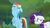 Size: 1920x1080 | Tagged: safe, screencap, rainbow dash, rarity, pegasus, pony, unicorn, g4, the end in friend, duo, eyes closed, female, floppy ears, flying, mare, scrunchy face