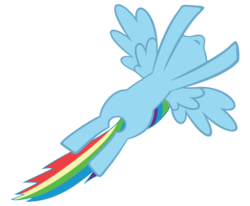 Size: 5000x4118 | Tagged: safe, artist:dasduriel, rainbow dash, pony, g4, absurd resolution, belly, female, flying, from below, simple background, solo, transparent background, vector