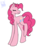 Size: 3024x4032 | Tagged: safe, artist:drawnote, artist:icicle-niceicle-1517, color edit, edit, pinkie pie, earth pony, pony, g4, collaboration, colored, eyes closed, female, mare, simple background, solo, transparent background