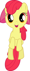 Size: 587x1359 | Tagged: safe, apple bloom, pony, g4, pinkie apple pie, season 4, adorabloom, cute, female, happy, jumping, looking at you, open mouth, simple background, solo, transparent background, vector
