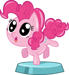 Size: 2885x3146 | Tagged: safe, artist:phucknuckl, budge studios, edit, vector edit, pinkie pie, earth pony, pony, g4, my little pony pocket ponies, chibi, female, high res, inkscape, ios game, mare, simple background, transparent background, vector
