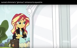 Size: 2100x1291 | Tagged: safe, screencap, sunset shimmer, equestria girls, g4, bobby roode, caption, low quality, wwe, youtube, youtube link