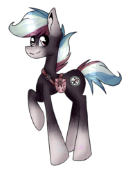 Size: 478x603 | Tagged: safe, artist:chazmazda, oc, oc only, oc:compass sparrow, earth pony, pony, amino, commission, concave belly, full body, male, shade, simple background, solo, stallion, transparent background