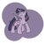 Size: 800x800 | Tagged: safe, artist:bennimarru, mean twilight sparkle, alicorn, pony, g4, season 8, the mean 6, clone, female, flat colors, folded wings, simple background, sneer, solo, transparent background