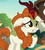 Size: 662x738 | Tagged: safe, screencap, autumn blaze, kirin, g4, my little pony: friendship is magic, sounds of silence, cloven hooves, cropped, female, floppy ears, lip bite, solo, worried