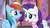 Size: 1920x1080 | Tagged: safe, screencap, rainbow dash, rarity, pegasus, pony, unicorn, g4, my little pony: friendship is magic, the end in friend, duo, female, mare, neckerchief, open mouth, smiling