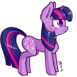 Size: 500x500 | Tagged: safe, artist:dsp2003, part of a set, twilight sparkle, pony, unicorn, g4, 8 angles of pony collaboration, blushing, cute, female, mare, signature, simple background, solo, transparent background, unicorn twilight