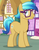 Size: 283x367 | Tagged: safe, screencap, atomic crystal, beta particle, neighls bohr, crystal pony, earth pony, pony, fame and misfortune, g4, my little pony: friendship is magic, background pony, cropped, glasses, gradient hair, male, stallion