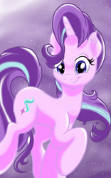 Size: 1200x1920 | Tagged: safe, artist:theroyalprincesses, starlight glimmer, pony, unicorn, g4, female, long neck, looking at you, mare, smiling, solo