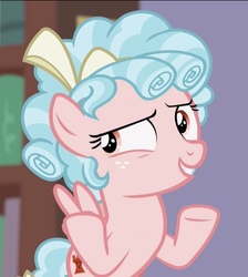 Size: 1030x1148 | Tagged: safe, screencap, cozy glow, pegasus, pony, g4, what lies beneath, cropped, female, filly, foal, ringlets, solo