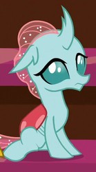 Size: 241x435 | Tagged: safe, screencap, ocellus, changedling, changeling, a matter of principals, g4, cute, diaocelles, female, solo