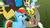 Size: 1280x720 | Tagged: safe, screencap, discord, rainbow dash, draconequus, pegasus, pony, g4, my little pony: friendship is magic, the return of harmony, canterlot hedge maze, duo, female, hedge maze, male, mare, maze, wingless