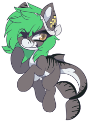 Size: 799x1055 | Tagged: safe, artist:realfablepony, oc, oc only, oc:great tiger, original species, shark pony, female, one eye closed, simple background, solo, transparent background, wink