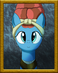 Size: 1200x1500 | Tagged: safe, artist:egstudios93, part of a set, meadowbrook, earth pony, pony, g4, bust, cute, female, meadowcute, portrait, solo