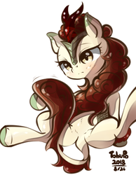 Size: 700x900 | Tagged: dead source, safe, artist:tohupo, autumn blaze, kirin, g4, female, solo