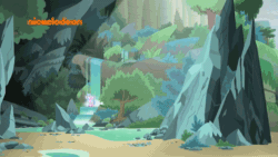 Size: 1920x1080 | Tagged: safe, screencap, silverstream, g4, what lies beneath, animated, female, nickelodeon, sound, waterfall, webm