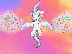 Size: 332x250 | Tagged: safe, screencap, star catcher, butterfly, pony, friends are never far away, g3, animated, female, solo