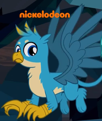Size: 507x604 | Tagged: safe, screencap, gallus, griffon, g4, what lies beneath, beak, claws, cropped, male, nickelodeon, paws, wings