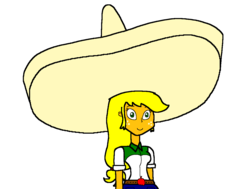 Size: 1204x912 | Tagged: safe, artist:samueljcollins1990, applejack, equestria girls, g4, hat, mexican, mexican hat, mexijack, sombrero