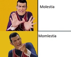 Size: 680x545 | Tagged: safe, princess celestia, princess molestia, g4, barely pony related, crossing the memes, exploitable meme, hotline bling, lazytown, meme, momlestia, robbie rotten, text, we are number one, wholesome