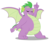 Size: 4668x3937 | Tagged: safe, artist:aleximusprime, spike, dragon, g4, adult, adult spike, chubby, dancing, disco dance, eyes closed, fat, fat spike, large, moves like jagger, older, older spike, simple background, transparent background, vector, winged spike, wings