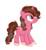 Size: 1024x1120 | Tagged: safe, artist:seaswirls, oc, oc only, oc:bella sugar, pony, deviantart watermark, obtrusive watermark, offspring, parent:big macintosh, parent:sugar belle, parents:sugarmac, simple background, solo, transparent background, watermark