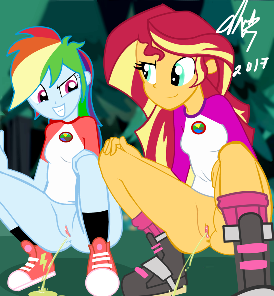 1817108 Explicit Artist Succubi Samus Rainbow Dash Sunset Shimmer