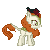 Size: 118x118 | Tagged: safe, artist:ban_mido, autumn blaze, kirin, pony, g4, my little pony: friendship is magic, sounds of silence, awwtumn blaze, cute, desktop ponies, female, gif, inconsistent pixel size, kirinbetes, non-animated gif, pixel art, pixel ponies, simple background, solo, sprite, transparent background