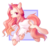 Size: 2000x2000 | Tagged: safe, artist:leafywind, oc, oc only, oc:skoly, earth pony, pony, blushing, clothes, commission, crystal, cute, female, flower, flower in hair, high res, looking at you, mare, one eye closed, simple background, smiling, solo, starry eyes, transparent background, wingding eyes, wink