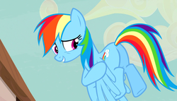 Size: 1888x1080 | Tagged: safe, screencap, rainbow dash, g4, the cutie map, butt, cutie mark, plot