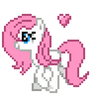 Size: 200x200 | Tagged: safe, artist:ellaineplayz, oc, oc only, oc:sweet song, earth pony, pony, animated, female, gif, heart, mare, pixel art, running, simple background, solo, transparent background