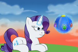 Size: 1500x1000 | Tagged: safe, artist:pavlovzdawg, gameloft, rarity, pony, unicorn, g4, female, gameloft interpretation, magic, mare, solo