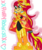 Size: 1024x1229 | Tagged: safe, artist:xxfluffypachirisuxx, sunset shimmer, equestria girls, g4, my little pony equestria girls: legend of everfree, boots, clothes, crystal guardian, female, ponied up, shoes, simple background, solo, transparent background
