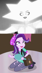 Size: 718x1234 | Tagged: safe, artist:3d4d, edit, screencap, starlight glimmer, gem (race), human, equestria girls, equestria girls specials, g4, my little pony equestria girls: mirror magic, crossover, female, spoilers for another series, steven universe, white diamond (steven universe)