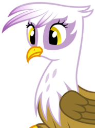 Size: 2488x3362 | Tagged: safe, artist:mfg637, gilda, griffon, g4, bust, female, high res, portrait, simple background, solo, transparent background, vector