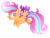 Size: 2153x1636 | Tagged: safe, artist:chaostrical, artist:serathrix, scootaloo, pegasus, pony, g4, base used, female, rainbow power, rainbow power-ified, simple background, solo, transparent background