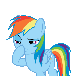 Size: 5000x5287 | Tagged: safe, artist:memely, rainbow dash, pony, g4, absurd resolution, animated, boop, female, self-boop, simple background, smashed, smashing, smug, solo, squishy, the boopening, transparent background, vector