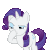 Size: 5000x5287 | Tagged: safe, artist:memely, rarity, pony, g4, absurd resolution, animated, boop, female, food, marshmallow, rarity is a marshmallow, self-boop, simple background, smashed, smashing, smug, solo, squishy, the boopening, transparent background, vector
