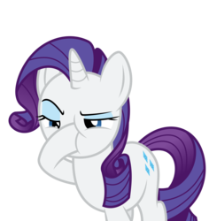 Size: 5000x5287 | Tagged: safe, artist:memely, rarity, pony, g4, absurd resolution, boop, female, self-boop, simple background, smashed, smashing, smug, solo, squishy, the boopening, transparent background, vector