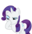 Size: 5000x5287 | Tagged: safe, artist:memely, rarity, pony, g4, absurd resolution, boop, female, self-boop, simple background, smug, solo, the boopening, transparent background, vector