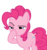 Size: 5000x5287 | Tagged: safe, artist:memely, pinkie pie, earth pony, pony, g4, absurd resolution, best pony, boop, female, glimmerposting, meme, ponk, ponka, self-boop, simple background, smug, solo, the boopening, transparent background, vector