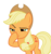 Size: 5000x5287 | Tagged: safe, artist:memely, applejack, earth pony, pony, g4, absurd resolution, appul, boop, female, glimmerposting, meme, self-boop, simple background, smug, solo, the boopening, transparent background, vector