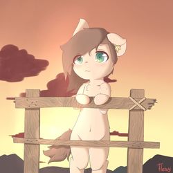 Size: 1080x1080 | Tagged: safe, artist:sexyflexy, oc, oc only, oc:flexy, cute, ear fluff, fence, fluffy