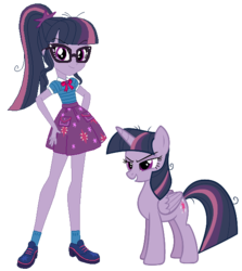Size: 524x587 | Tagged: safe, artist:appledashian, artist:faithydash, artist:selenaede, mean twilight sparkle, sci-twi, twilight sparkle, alicorn, human, pony, equestria girls, g4, my little pony equestria girls: better together, the mean 6, clone, clothes, equestria girls-ified, geode of telekinesis, magical geodes, mean sci-twi, simple background, transparent background, twilight sparkle (alicorn)