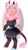 Size: 595x1056 | Tagged: safe, artist:princesssnapdragon, oc, oc only, oc:blackberry beatrice pie, bipedal, clothes, colored hooves, dress, interspecies offspring, offspring, parent:lord tirek, parent:pinkie pie, parents:tirekpie, solo