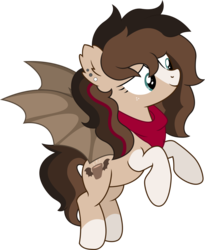 Size: 1024x1251 | Tagged: safe, artist:cirillaq, oc, oc only, oc:ryolit, bat pony, pony, female, mare, simple background, solo, transparent background, vector