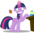 Size: 1255x1209 | Tagged: safe, artist:spellboundcanvas, twilight sparkle, alicorn, pony, friendship university, g4, caught, cookie, cookie thief, cute, exposed, female, floppy ears, food, glowing horn, horn, magic, magic aura, pure unfiltered evil, simple background, solo, transparent background, twiabetes, twilight sparkle (alicorn), twilight stealing a cookie