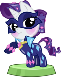 Size: 2562x3259 | Tagged: safe, artist:phucknuckl, budge studios, radiance, rarity, pony, unicorn, g4, my little pony pocket ponies, cute, daaaaaaaaaaaw, female, high res, looking at you, mare, power ponies, raribetes, simple background, transparent background